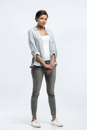 美丽的非洲裔美国女人