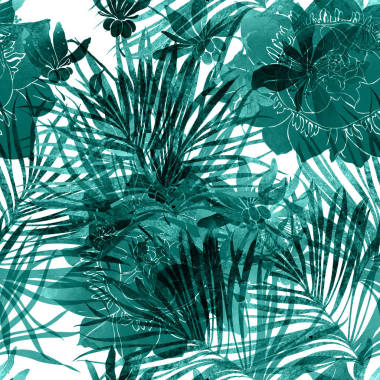 感光樹脂版的熱帶植物圖片