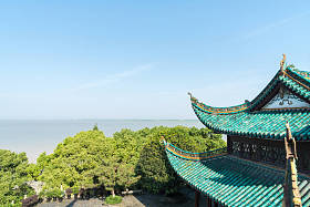 洞庭湖湖景观图片