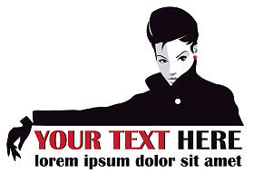 时尚女孩在流行艺术的风格.图片