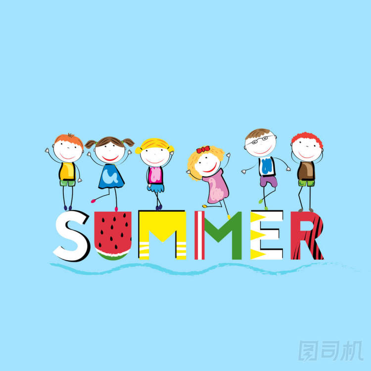 Happy summer vacation -- as a child