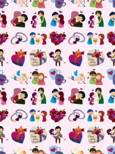 無縫的情人節(jié)那天模式圖片