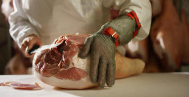 慢動作腌制的帕爾瑪火腿專業(yè)和傳統(tǒng)的歷史和文化的真正健康的食