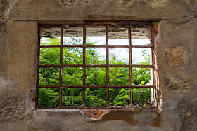 被遗弃的房子建筑物窗户