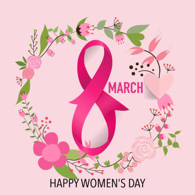 國際婦女節(jié)快樂。3 月 8 日節(jié)日背景。血管內(nèi)皮細(xì)胞