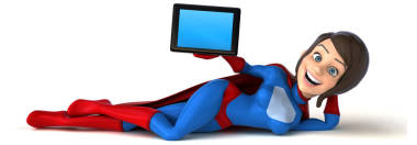 女人控股平板電腦