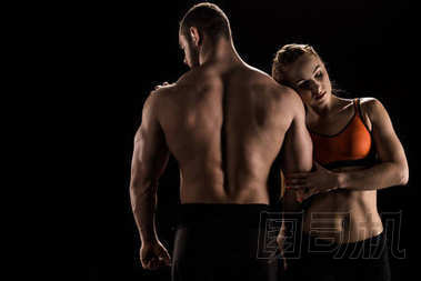 白種人運(yùn)動(dòng)對(duì)年輕夫婦圖片