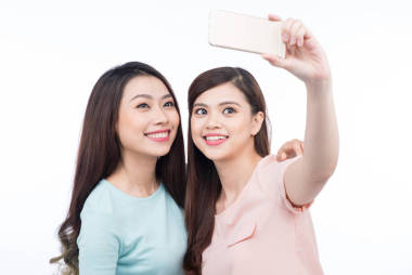 婦女服用自畫像