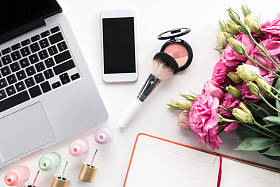 数字设备和化妆