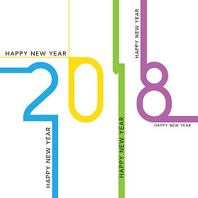 新的一年到 2018 年照片