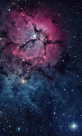 人马座的三裂星云