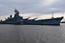 Uss 新泽西 (Bb-62) 在新泽西州的卡姆登