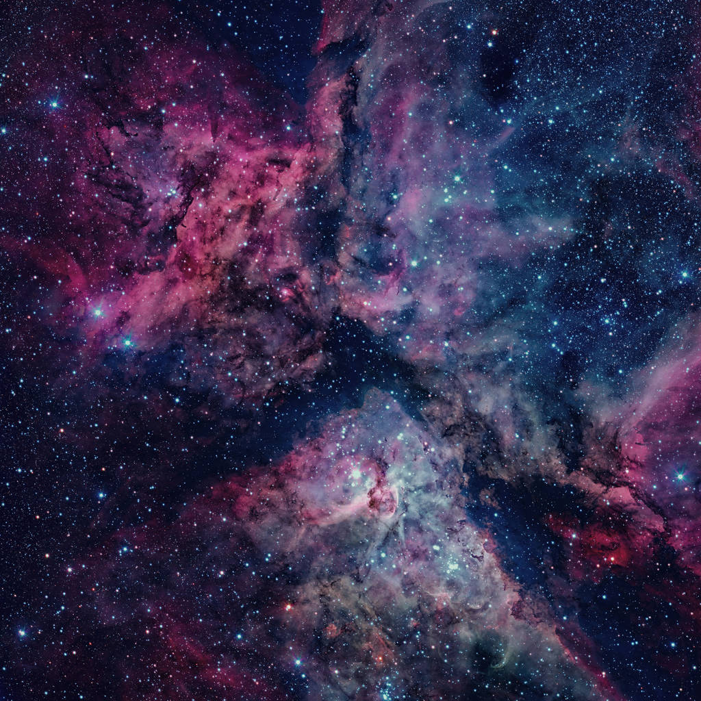 壮观的恒星形成的船底座星云或大星云