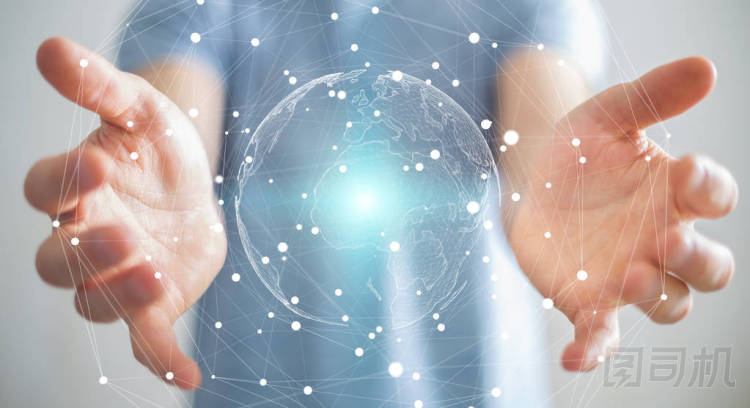 使用飛行地球網絡接口 3d 渲染的商人