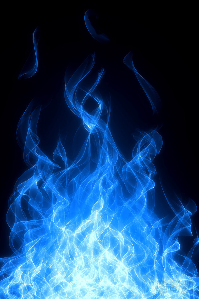 藍(lán)色火圖片
