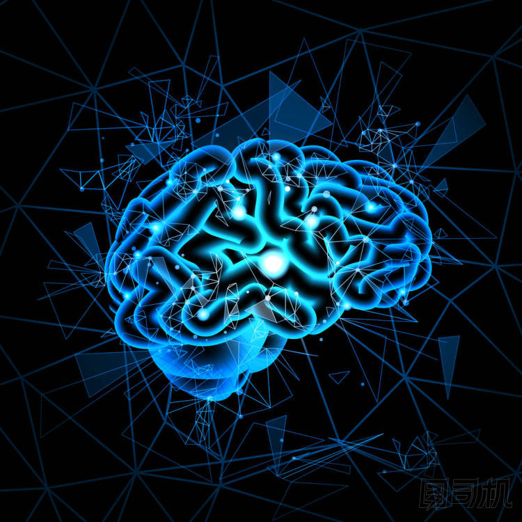 大腦神經(jīng)元活動，醫(yī)學(xué)思維智力概念橫幅廣告