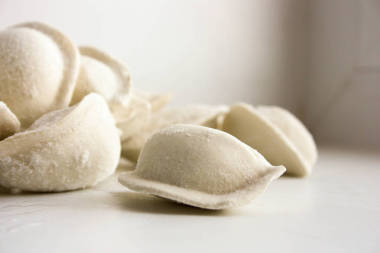 从冷冻饺子是白色的图片