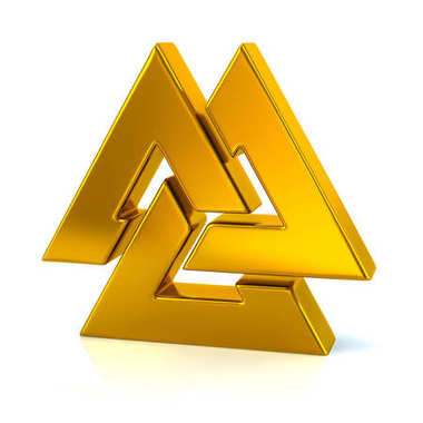 金 Valknut 符号