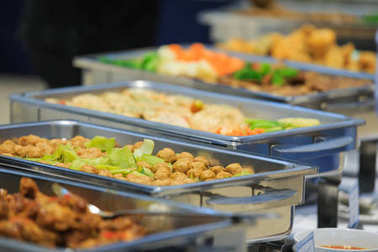 食物自助餐婚禮在泰國