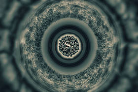 核聚变-核电-抽象插图图片