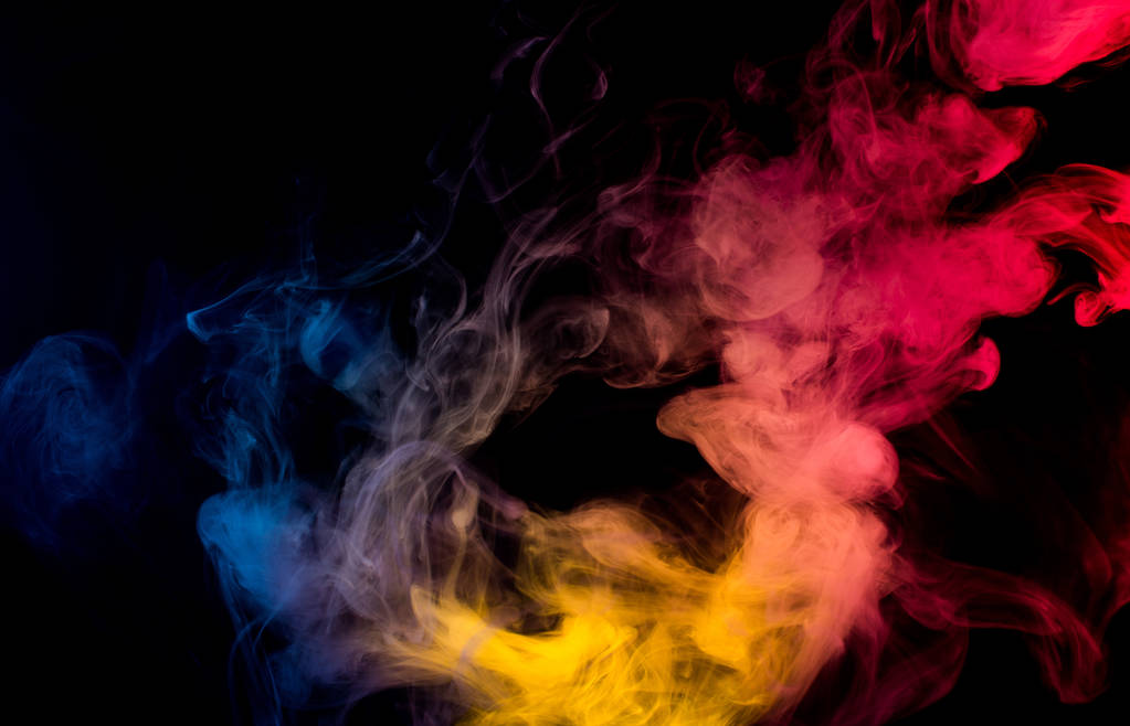 彩色烟雾背景图片