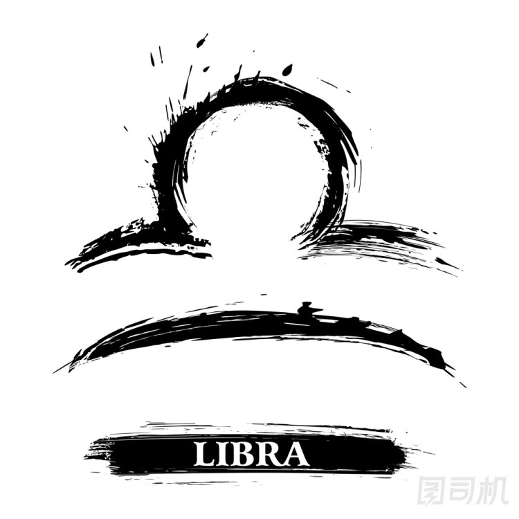 天秤座的符號圖片
