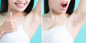 美丽女人与下腋窝问题 