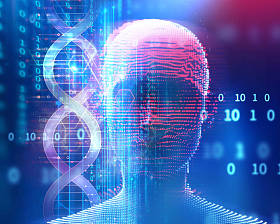 dna 分子在抽象的技术背景