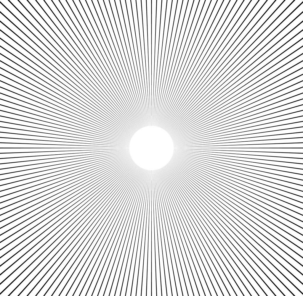 径向线星暴图片