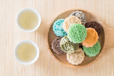 新鮮的月餅圖片