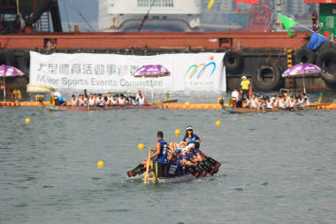 香港龍船嘉年華夏天圖片