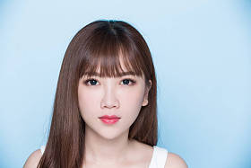构成的美丽女人 