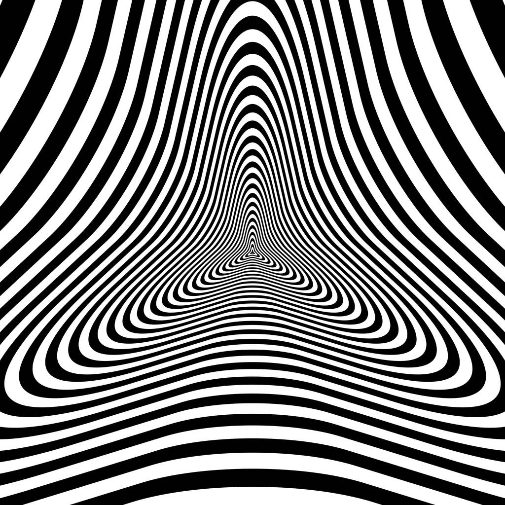 光学、 视觉错觉,隧道入口。同心的抽象单色图案-微调框。3d 渲染 光学、 视觉错觉,隧道入口。同心的抽象单色图案-微调框。3d 渲染