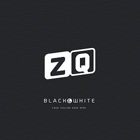 Zq 字母标志名片图片