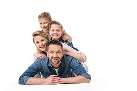 花时间在一起的家庭