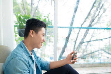 使用智能手机的人