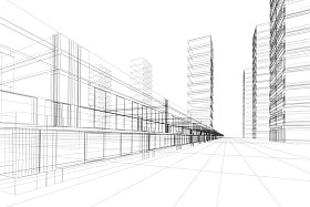 3d 建筑抽象