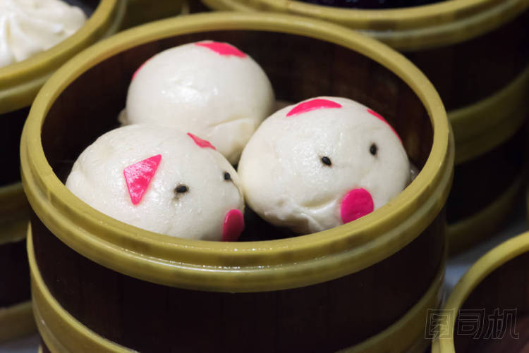 可愛(ài)的小豬包子中國(guó)包子