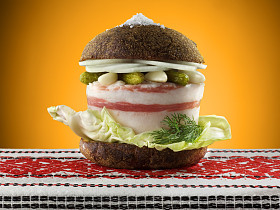 猪油与乌克兰汉堡