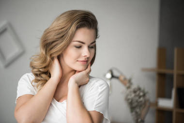 有魅力的金發(fā)女人