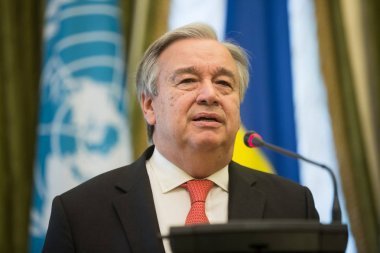 UN secretary General Antonio Guterres