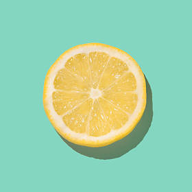 新鲜柠檬片 