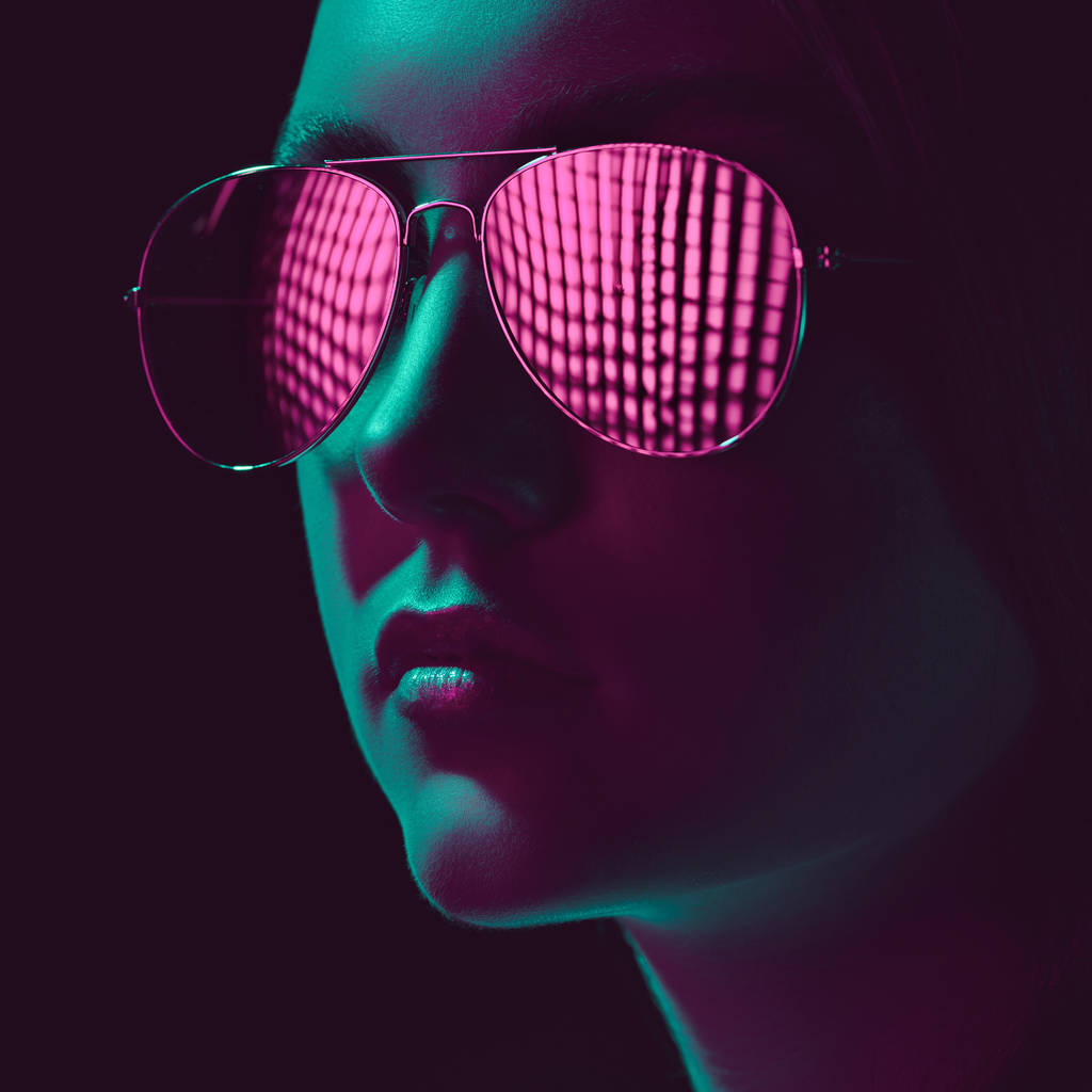 太阳镜的时尚女人图片