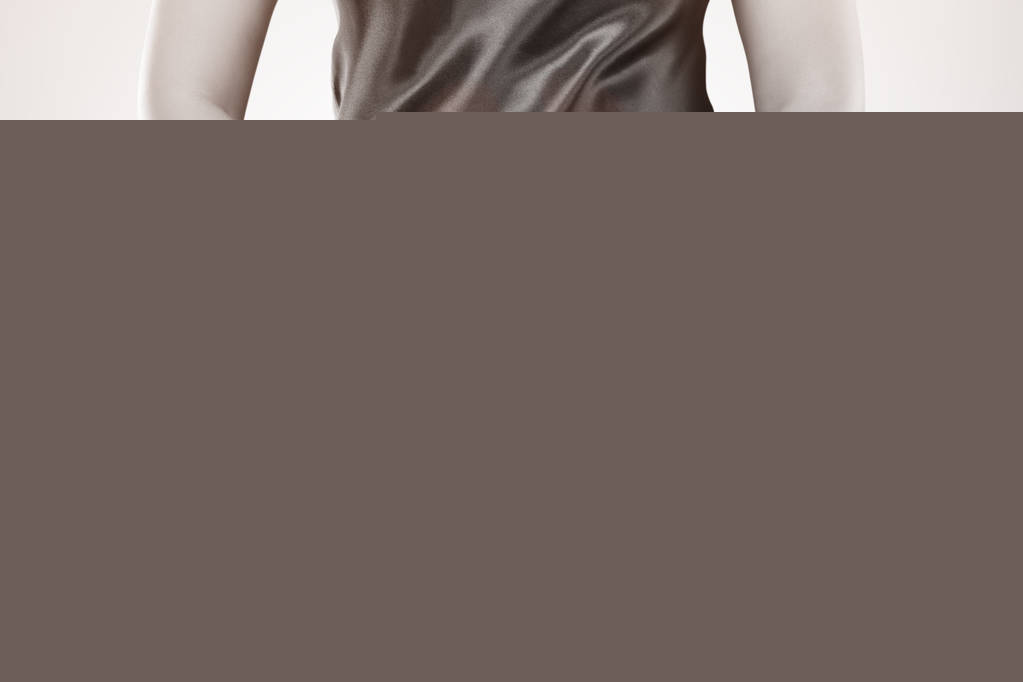 她双手托着她的胯部的女人。女性解剖概念 她双手托着她的胯部的女人。女性解剖概念