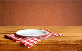 在餐巾纸上的白板