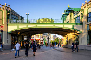 维也纳，普拉特游乐公园入口处