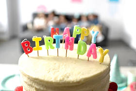 美味的生日蛋糕图片