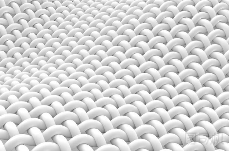 看看特寫(xiě)交織纖維