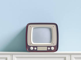 复古电视机图片