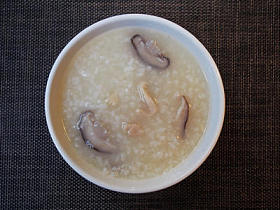 香菇肉粥图片